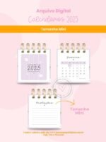 Calendários de Mesa 2025(Branco Papel) - Imagem 5