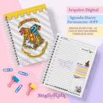 Agenda Permanente Harry Potter 2025 1DPP - Encadernação (Studio Rafa)