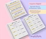 Agenda Permanente Harry Potter 2025 1DPP - Encadernação (Studio Rafa) - Imagem 3