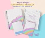 Kit Caderno A5 + Bloco A6 #1 (Rafa Design)