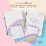 Kit Caderno A5 + Bloco A6 #1 (Rafa Design)
