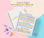 Kit Caderno A5 + Bloco A6 #1 (Rafa Design) - Imagem 2