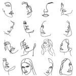 16 Arts Lady para Topos de Bolo