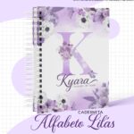 Alfabeto Menina Lilás - Kit Maternidade