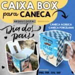 Caixa para Caneca - Dia dos Pais (Ilustracin)