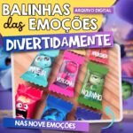 Balinha das Emoções - Divertidamente (Ilustracin)