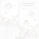 Mundo da Fantasia – Fadas – Arquivos para colorir (Lollipop) - Imagem 6