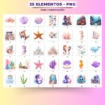 Sereias - Kit Digital - Imagem 5