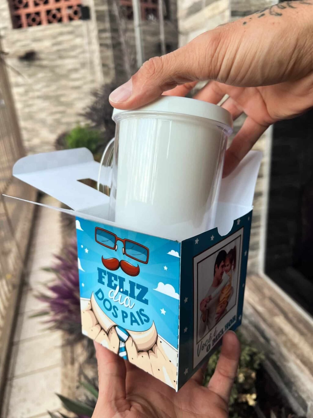 Caixa para Caneca - Dia dos Pais (Ilustracin) - Imagem 8