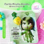 Cartão Pirulito - Nojinho - Divertida Mente 2 (Art Ideia)