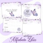 Alfabeto Menina Lilás - Kit Maternidade - Imagem 5