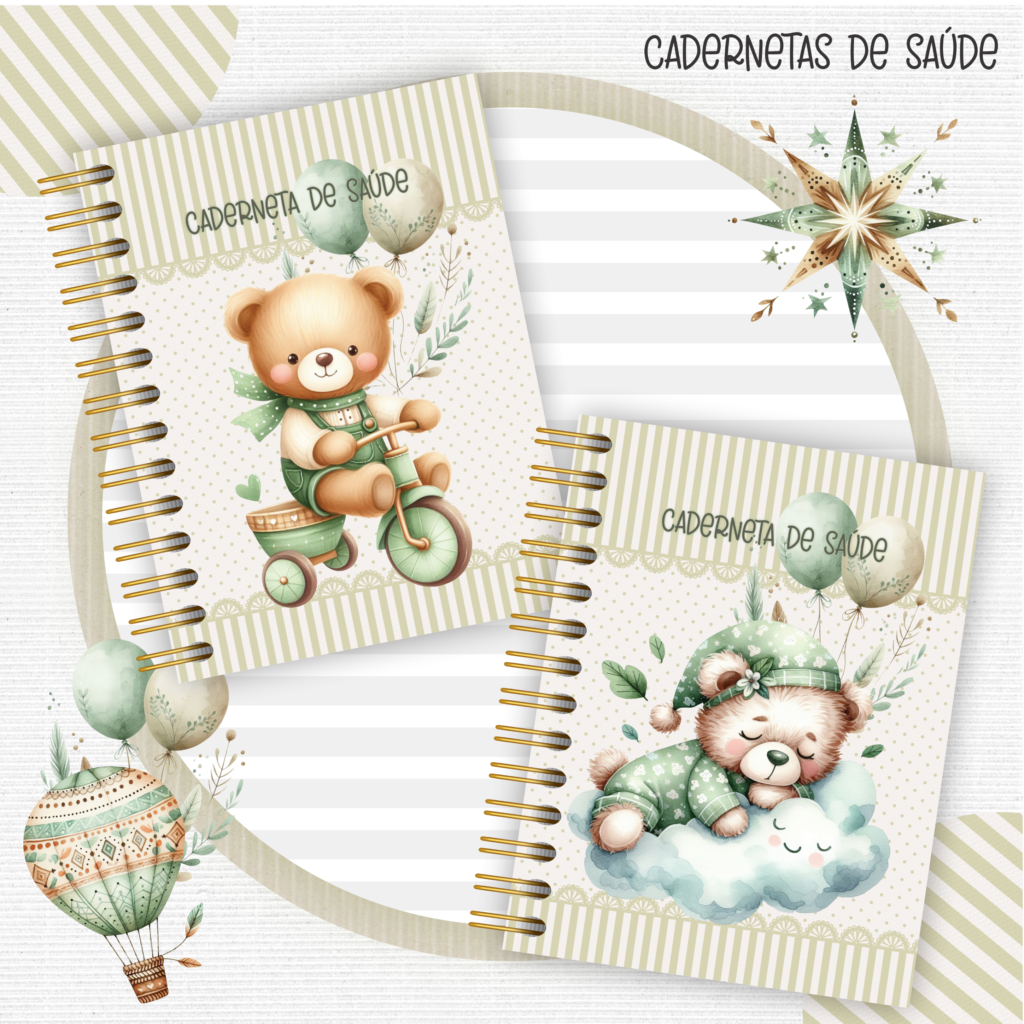 Kit Masculino + Brinde Caderneta Ursinho (Crys Arts) - Imagem 10