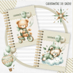 Kit Masculino + Brinde Caderneta Ursinho (Crys Arts) - Imagem 10