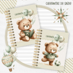 Kit Masculino + Brinde Caderneta Ursinho (Crys Arts) - Imagem 7