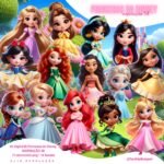 Princesas Disney Cute - Kit Digital