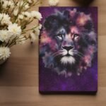 Caderno Devocional Leão Galáxia (Encaderna com Amor)