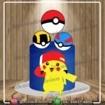 Pikachu - Topo de Bolo