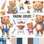 Papai Urso - Kit Digital