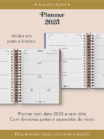 COMBO Agenda e Planner 2025 (Perfeito Miolo) - Imagem 10