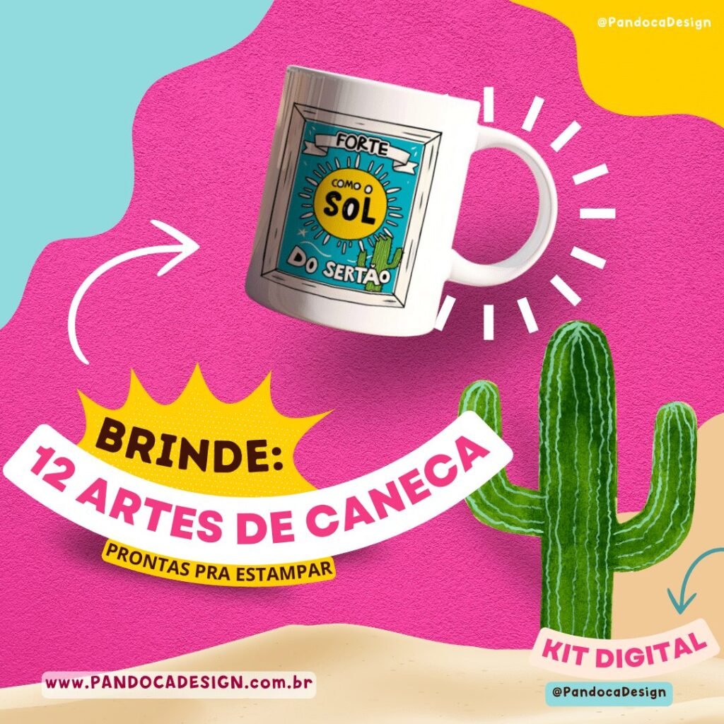 Kit Digital Frases Nordestinas + Brindes (Pandoca) - Imagem 5