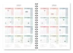 Miolo digital – Planner Cores 2025 Horizontal (Trilha de Papel) - Imagem 4