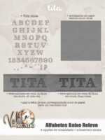 Volta ao Mundo - Alfabeto Baixo Relevo (Tita) - Imagem 3