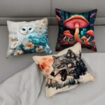 Animais Botânicos Floral - Estampas Almofadas