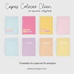 Capas Coleção Clean - Encadernação (Lojinha da Ge) - Imagem 3