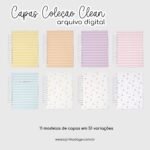Capas Coleção Clean - Encadernação (Lojinha da Ge) - Imagem 6