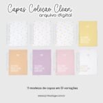 Capas Coleção Clean - Encadernação (Lojinha da Ge) - Imagem 4