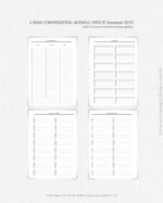 Miolo Agenda Office Semanal 2025 (Carinas Paper) - Imagem 7