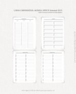 Miolo Agenda Office Semanal 2025 (Carinas Paper) - Imagem 10