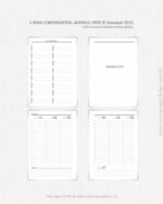 Miolo Agenda Office Semanal 2025 (Carinas Paper) - Imagem 8