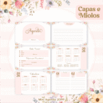 COMBO Floral Colorido - Capas e Miolos 2025 (Pamella) - Imagem 9