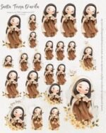 Kit Digital Ilustrações Santa Teresa Dávila | Santinhos (Carina's Paper) - Imagem 12