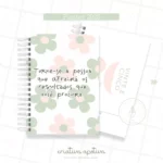 Planner 2025 Verde e Salmão (Criativa Afetiva)