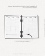 Miolo Agenda Office Semanal 2025 (Carinas Paper)