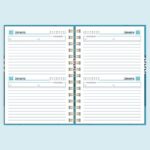 Kit Miolo Agenda Permanente - 2DPP - A5 - wire-o/espiral neutro (Thelma Contel) - Imagem 8