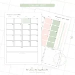 Planner 2025 Verde e Salmão (Criativa Afetiva) - Imagem 6