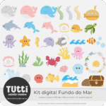 Fundo do Mar - Kit Digital (Tutti Studio) - Imagem 2