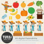 Coleção Fazendinha - Kit Digital (Tutti Studio) - Imagem 9