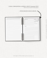 Miolo Agenda Office Semanal 2025 (Carinas Paper) - Imagem 3