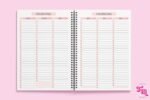 Miolo Rosa Agenda 2025 Visão Semanal (Tha Moni) - Imagem 2
