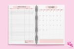 Miolo Rosa Agenda 2025 Visão Semanal (Tha Moni) - Imagem 3