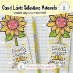 Card Lápis Setembro Amarelo (Art Ideia)
