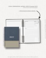 Miolo Agenda Office Semanal 2025 (Carinas Paper) - Imagem 4