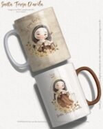 Kit Digital Ilustrações Santa Teresa Dávila | Santinhos (Carina's Paper) - Imagem 3