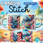 Estampas para Caneca - Stitch - Sublimação (Ilustracin) - Imagem 4