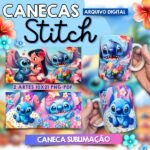 Estampas para Caneca - Stitch - Sublimação (Ilustracin)