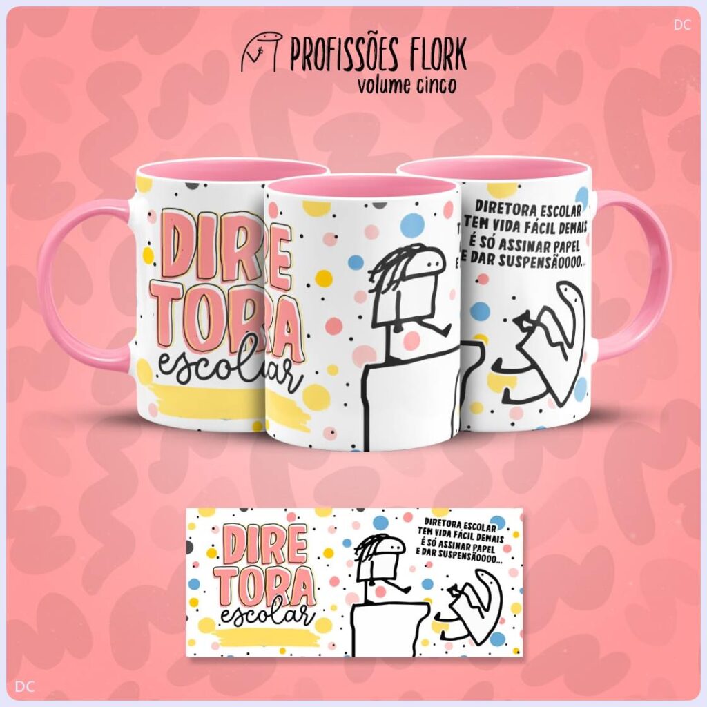 Flork Profissoes - Vol 5 - Artes p/Canecas (Lab51) - Imagem 7